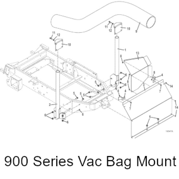900 series vac bag mount kit