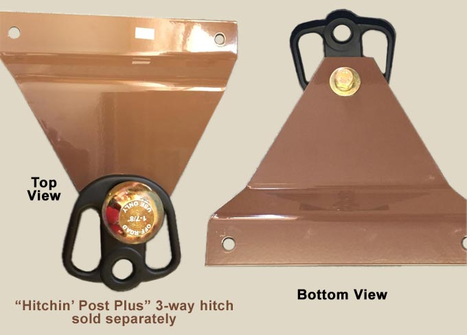 Hitchin Post Plus 3 way Hitch Plate, King Pin Quick Connect Hitch