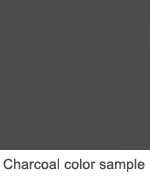 Charcoal color sample
