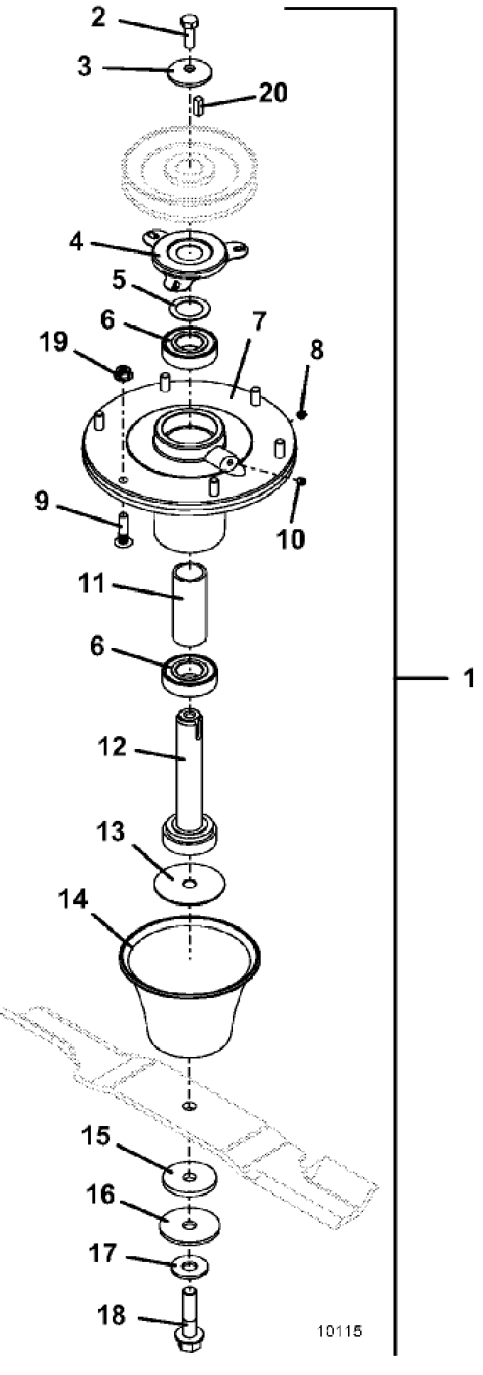 blade spindle assembly