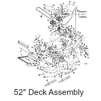 52 inch mower deck