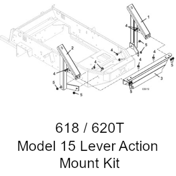 600 series model 15 lever action mount kit