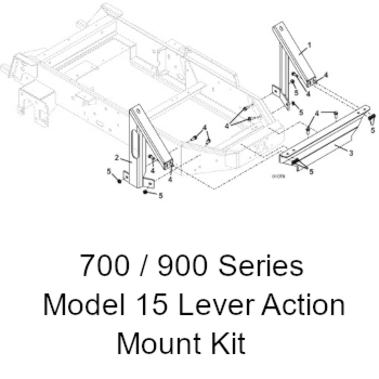 700 900 series model 15 lever action mount kit