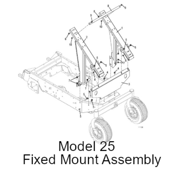 model 25 fixed mount 2005+ Mount Kit