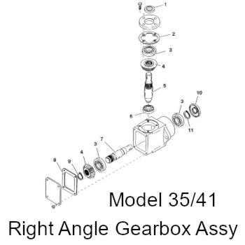 model 35-41 gearbox assembly