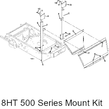 8ht 500 series mount kit