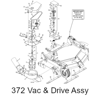 372 Vacuum and Drive Assembly