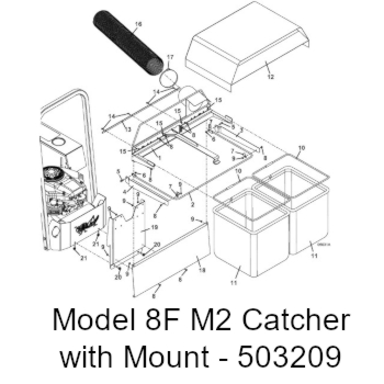Model 8F M2 Catcher with Mount part number 503209
