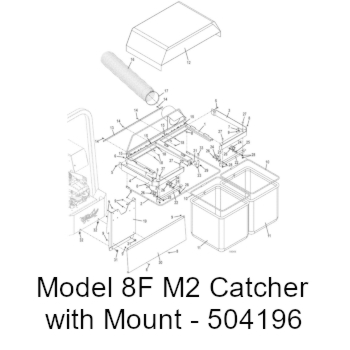 Model 8F M2 Catcher with Mount part number 504196