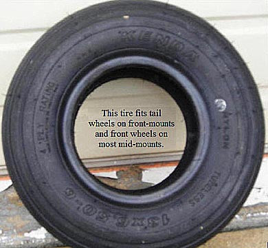 Ribbed Tire (13 x 6.50 x 6)
