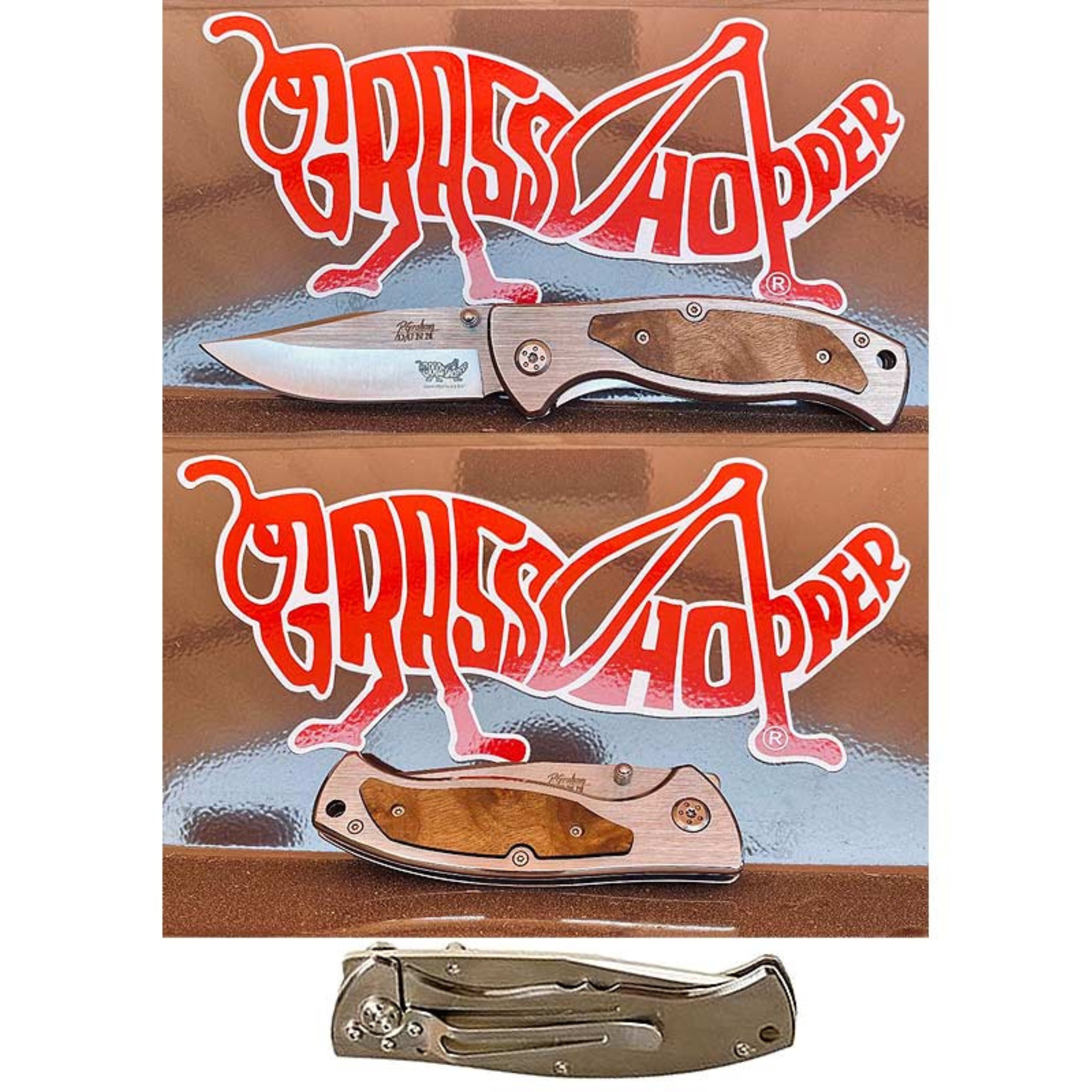 Adirondack 4.5" Wood Inlay Pocket Knife
