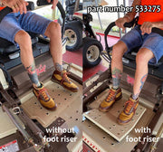 GRASSHOPPER® Foot Rest / Riser for series 328 & 337 Mid-Mount Tractors (GH533275)