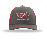 Grasshopper Charcoal/Red Trucker Hat part #179547