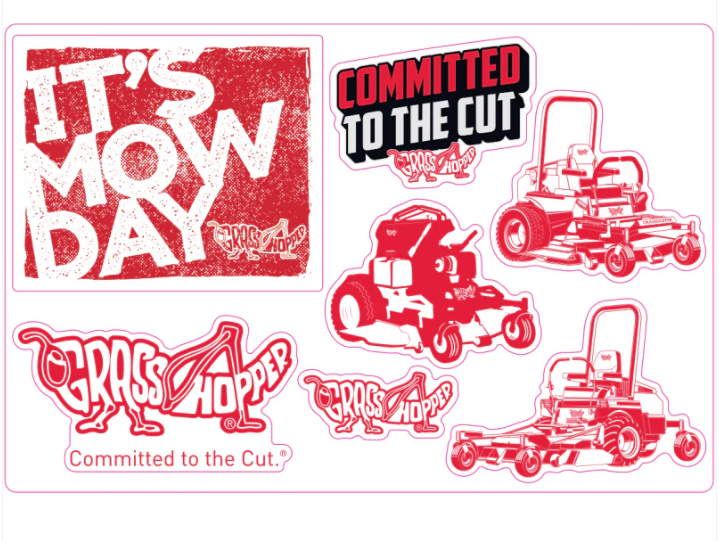 Grasshopper Sticker Sheet part # 179879