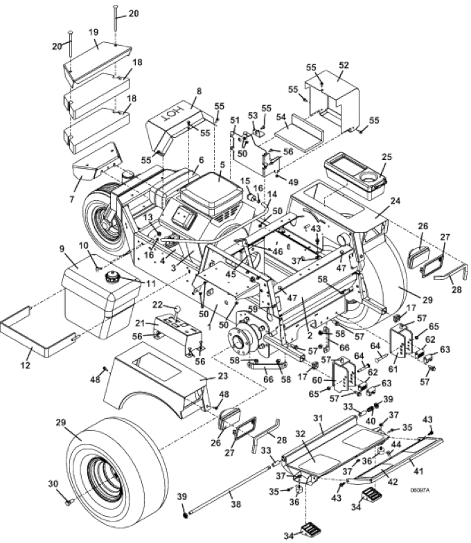 616T 2007 Tractor Assembly Diagram