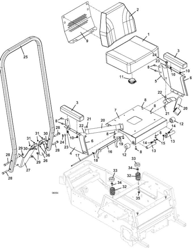 OPS and Seat Assembly Diagram