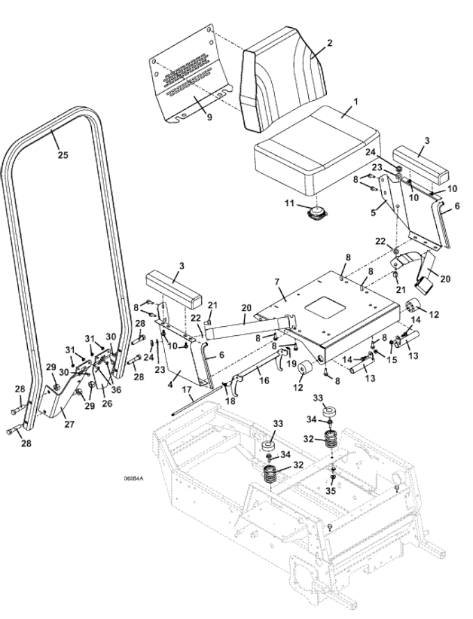 OPS and Seat Assembly Diagram