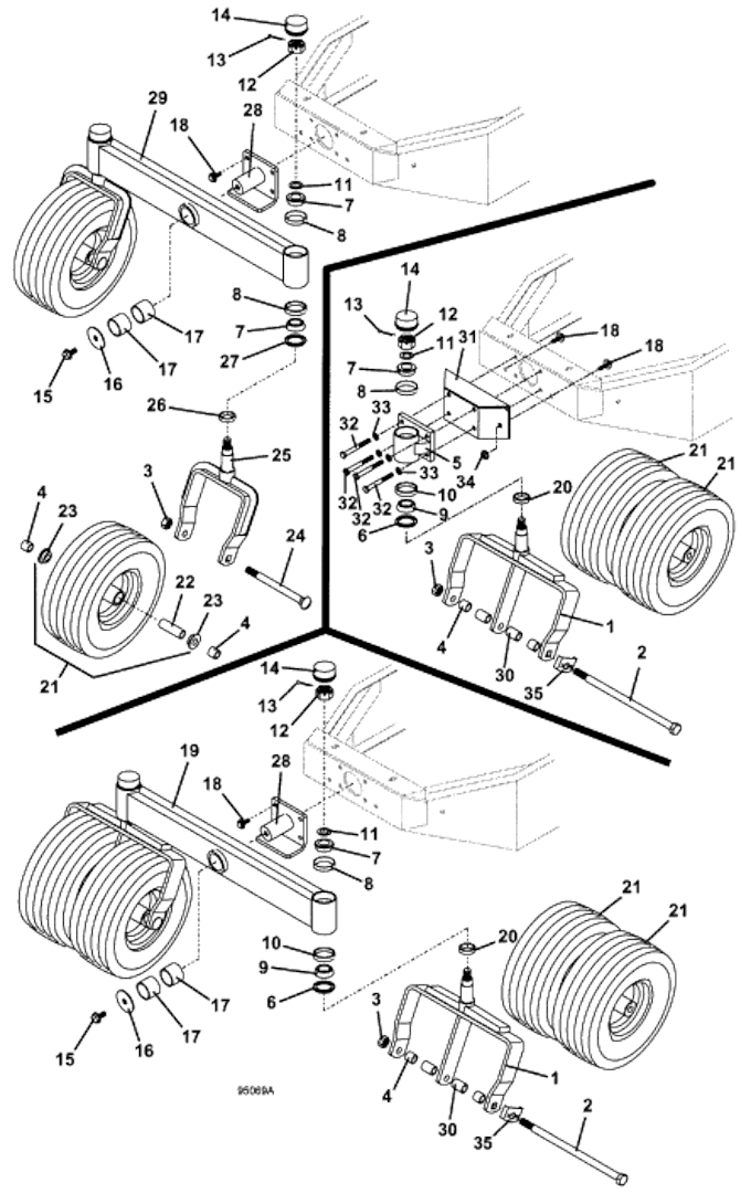 Tail Wheel Options Diagram