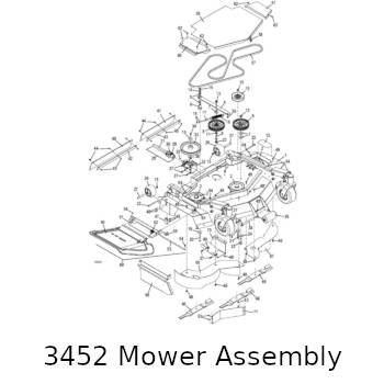 3452 Mower Assembly