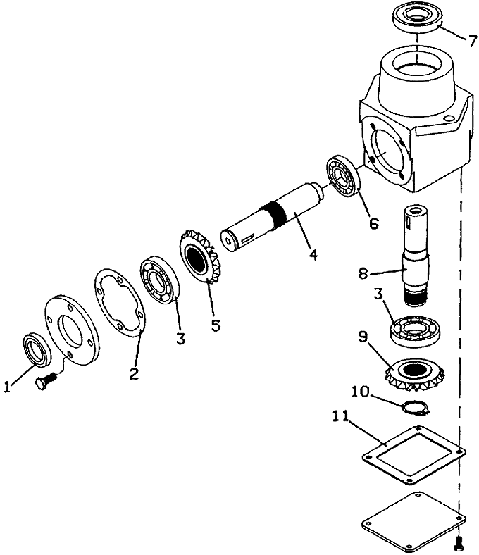 Right Angle Gearbox Assembly