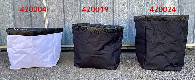 Leaf and Debris Fabric Bags for Grasshopper Vacuum Units