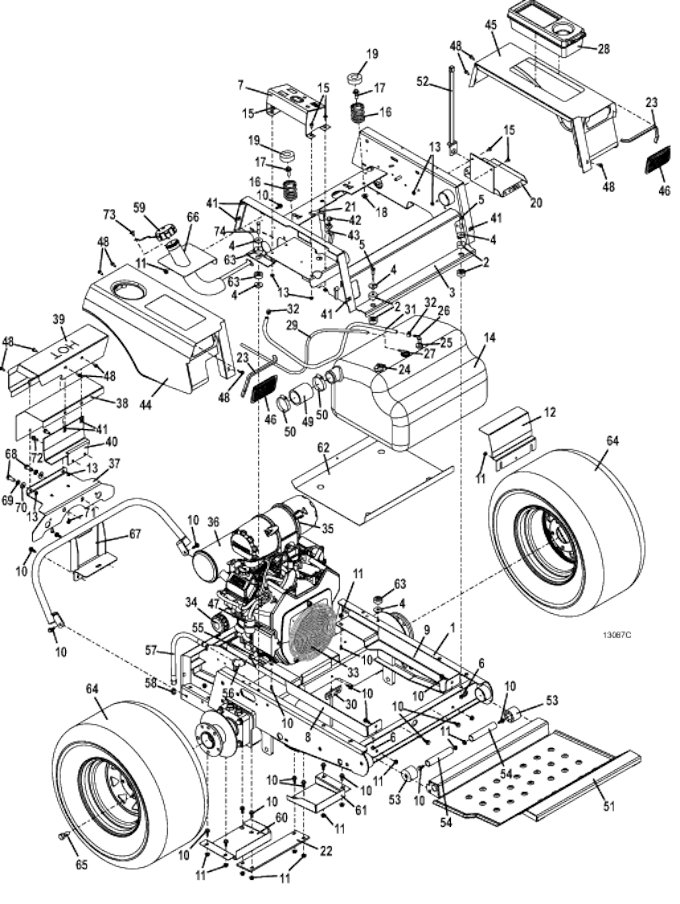 Tractor Assembly Breakdown Diagram
