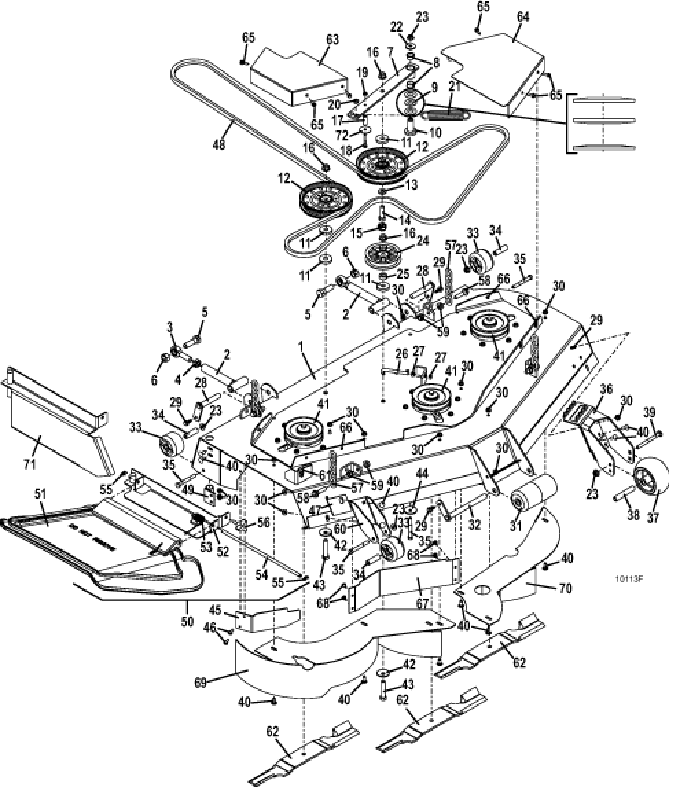 226v Deck Assembly- M200V/52