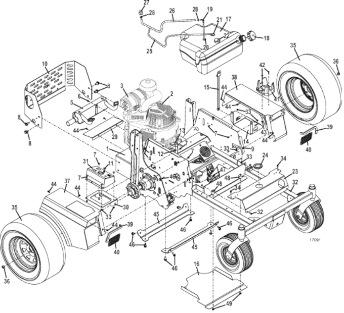 226VG4 Tractor Assembly Diagram